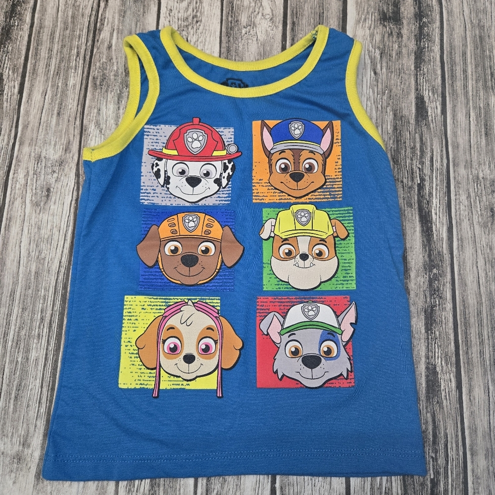 Paw patrol blue tank top